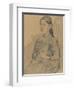 Young Girl: Marie Hamonet, C.1918-Gwen John-Framed Giclee Print