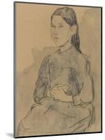 Young Girl: Marie Hamonet, C.1918-Gwen John-Mounted Giclee Print