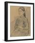 Young Girl: Marie Hamonet, C.1918-Gwen John-Framed Giclee Print