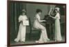 Young Girl Music Recital-null-Framed Art Print