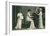 Young Girl Music Recital-null-Framed Art Print