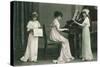 Young Girl Music Recital-null-Stretched Canvas