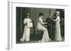 Young Girl Music Recital-null-Framed Art Print