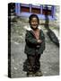 Young Girl, Nepal-Michael Brown-Stretched Canvas