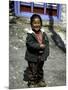 Young Girl, Nepal-Michael Brown-Mounted Premium Photographic Print