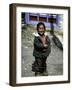 Young Girl, Nepal-Michael Brown-Framed Photographic Print