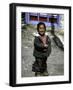 Young Girl, Nepal-Michael Brown-Framed Photographic Print