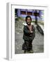Young Girl, Nepal-Michael Brown-Framed Photographic Print