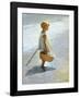 Young Girl on a Beach-I Davidi-Framed Premium Giclee Print