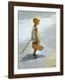 Young Girl on a Beach-I Davidi-Framed Premium Giclee Print