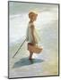 Young Girl on a Beach-I Davidi-Mounted Art Print