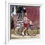 Young Girl on Her New Bike, Ca. 1965-null-Framed Photographic Print