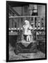 Young Girl Outside Her House, Ca. 1921-null-Framed Photographic Print