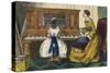 Young Girl Play a Piano-Charles Butler-Stretched Canvas