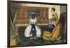 Young Girl Play a Piano-Charles Butler-Framed Art Print