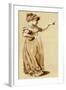 Young Girl Pointing-Alice Havers-Framed Art Print