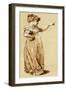 Young Girl Pointing-Alice Havers-Framed Art Print