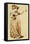 Young Girl Pointing-Alice Havers-Framed Stretched Canvas