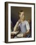 Young Girl Reading, 1842-Sebastian Gutzwiller-Framed Giclee Print