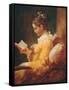 Young Girl Reading, about 1776-Jean-Honoré Fragonard-Framed Stretched Canvas