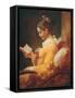 Young Girl Reading, about 1776-Jean-Honoré Fragonard-Framed Stretched Canvas