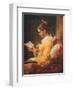 Young Girl Reading, about 1776-Jean-Honoré Fragonard-Framed Giclee Print