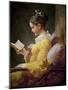 Young Girl Reading-Jean-Honoré Fragonard-Mounted Giclee Print