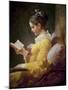 Young Girl Reading-Jean-Honoré Fragonard-Mounted Giclee Print