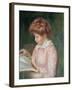 Young Girl Reading-Pierre-Auguste Renoir-Framed Giclee Print