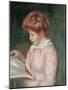 Young Girl Reading-Pierre-Auguste Renoir-Mounted Giclee Print