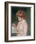 Young Girl Reading-Pierre-Auguste Renoir-Framed Giclee Print