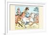 Young Girl Rides a White Horse Followed by a Suitor-Randolph Caldecott-Framed Premium Giclee Print