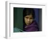 Young Girl's Face, Nepal-David D'angelo-Framed Photographic Print