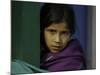 Young Girl's Face, Nepal-David D'angelo-Mounted Photographic Print