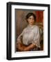 Young Girl Seated, 1909-Pierre-Auguste Renoir-Framed Giclee Print