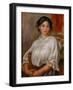 Young Girl Seated, 1909-Pierre-Auguste Renoir-Framed Giclee Print