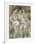 Young Girl Seated with Flowers-Jules Pascin-Framed Giclee Print