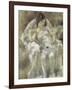 Young Girl Seated with Flowers-Jules Pascin-Framed Giclee Print