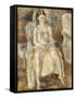 Young Girl Sitting-Jules Pascin-Framed Stretched Canvas