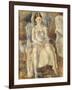 Young Girl Sitting-Jules Pascin-Framed Giclee Print