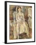 Young Girl Sitting-Jules Pascin-Framed Giclee Print