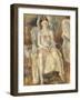 Young Girl Sitting-Jules Pascin-Framed Giclee Print
