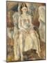 Young Girl Sitting-Jules Pascin-Mounted Giclee Print