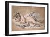 Young Girl Sleeping, c.1758-Francois Boucher-Framed Giclee Print