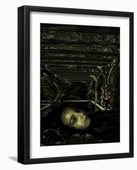 Young Girl Sleeping-Tim Kahane-Framed Photographic Print