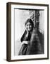 Young Girl Smiling-Edward S^ Curtis-Framed Giclee Print