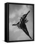 Young Girl Soars Upwards Dressed as a Butterfly-null-Framed Stretched Canvas