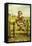 Young Girl Swinging on a Gate-John George Brown-Framed Stretched Canvas