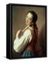 Young Girl Wearing a Pearl Earring-Pietro Antonio Rotari-Framed Stretched Canvas