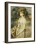 Young Girl with a Basket of Flowers-Pierre-Auguste Renoir-Framed Giclee Print